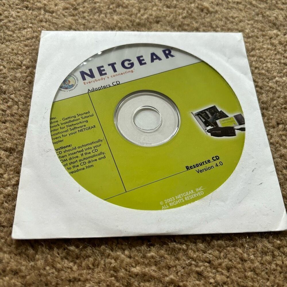Netgear Adapters CD Resource CD Version 4.0 - Picture 2 of 2